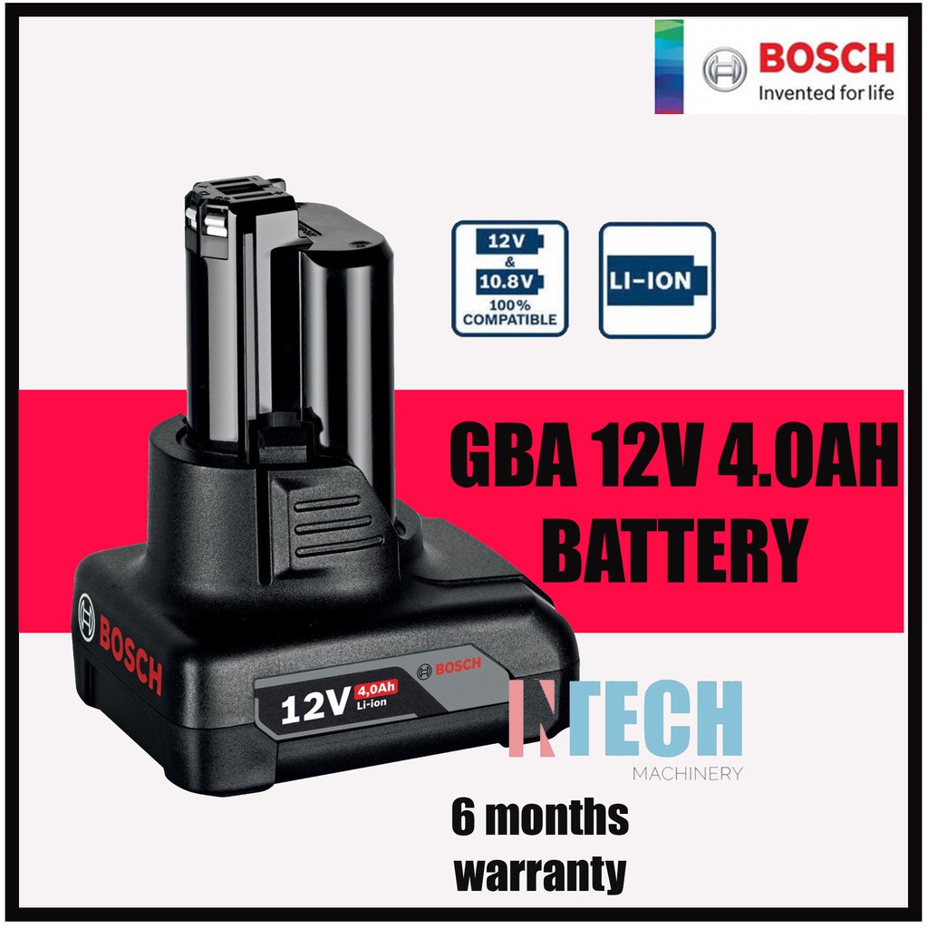 BOSCH GBA12V 4.0Ah BATTERY Shopee Malaysia