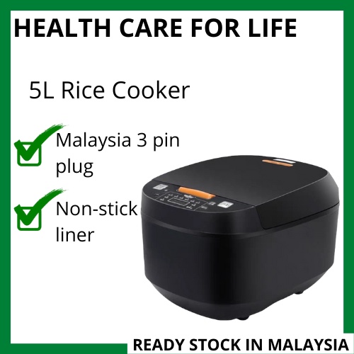 New Version 5L Rice Cooker Malaysia 3 pin plug | Shopee Malaysia