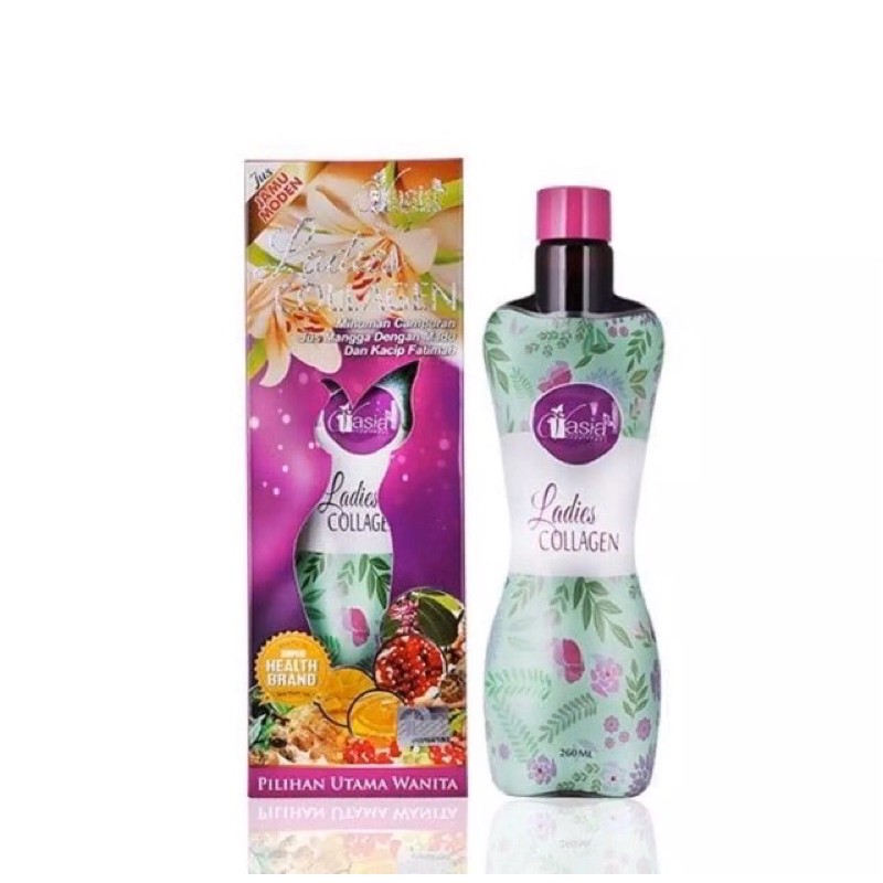 Boisson Au Collagène Pour Femmes V'asia - 260 Ml, à Base De Pueraria Mirifica, Vitamines Et Collagène