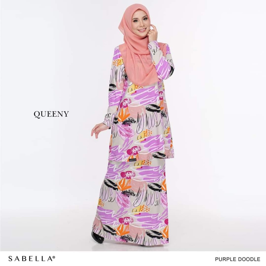 BAJU KURUNG QUEENY SABELLA [ SIZE S ] IRONLESS READY STOCK | Shopee ...