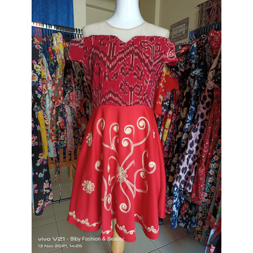 Pua kumbu shop short dress