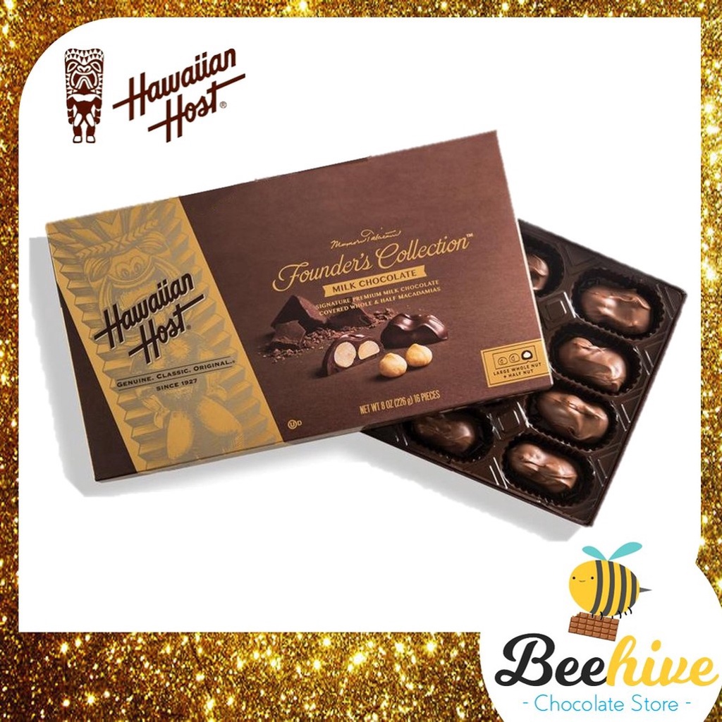 Hawaiian Host Milk Chocolate Macadamia Nuts 226g Shopee Malaysia