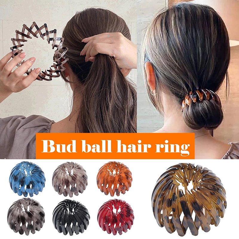 Fashion Women Ponytail Buckle Hairpins / Bird Nest Bun Hair Claw Clips / Ponytail Bundled Fixed