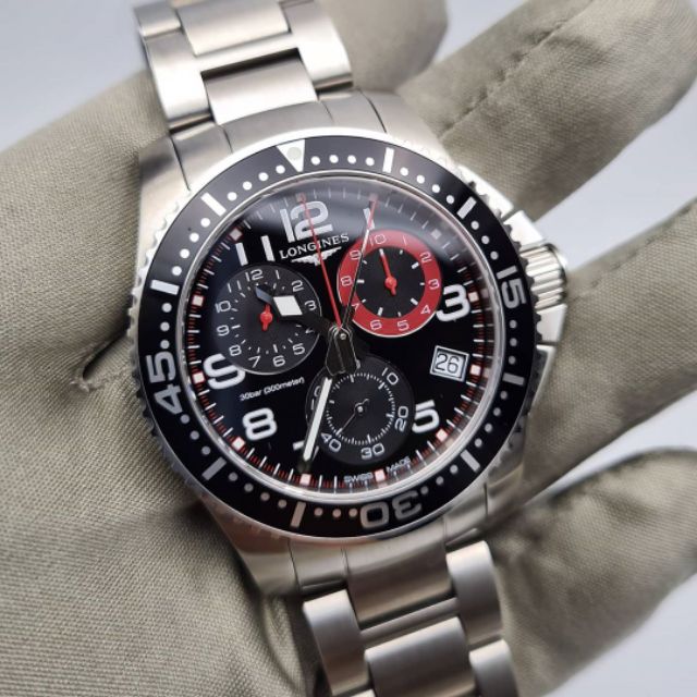 Longines Hydroconquest 300m Chronograph Pre Owned Like New Condition