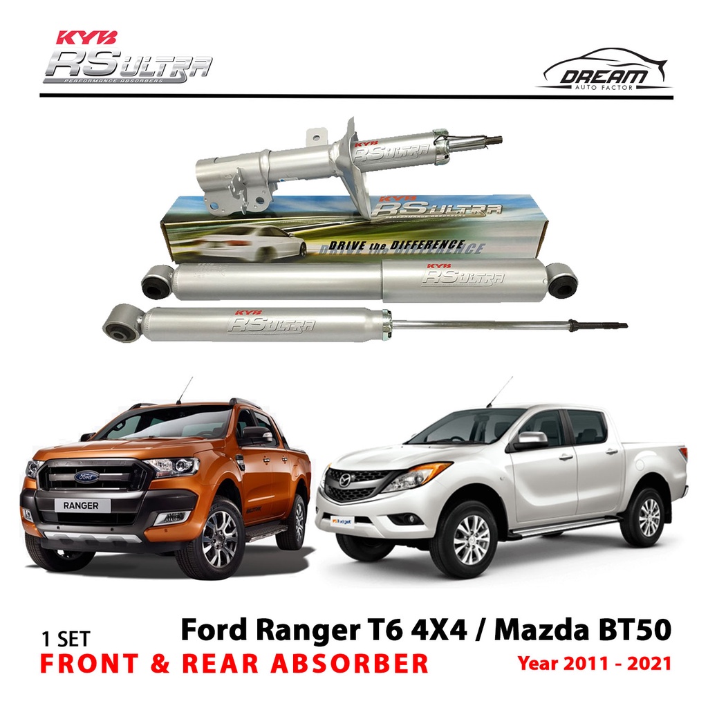 Ford Ranger T6 T7 4X4 Mazda BT50 BT-50 KYB RS Ultra Front And Rear ...