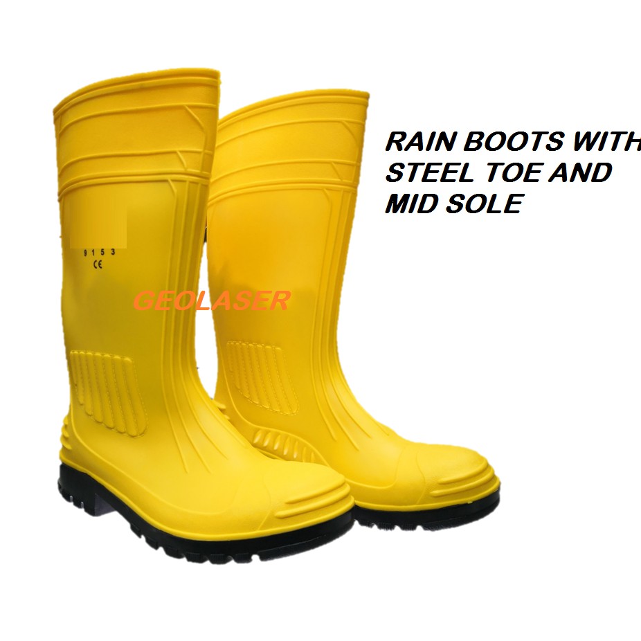 Safety hot sale boots yellow