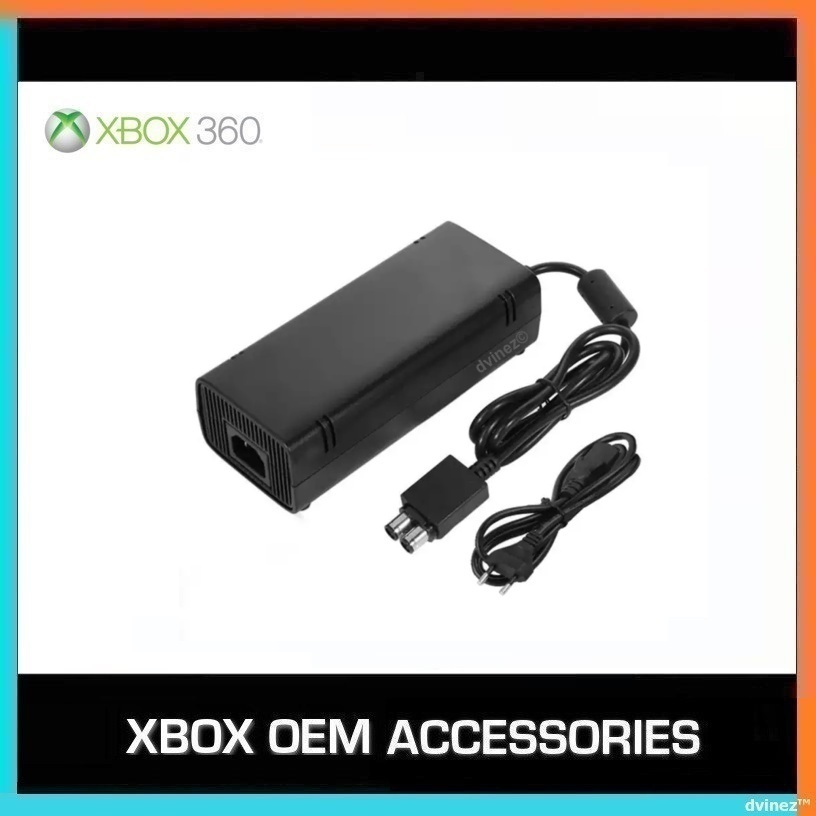 Microsoft XBOX360 Slim AC Adapter Power Supply Wall Plug Charging