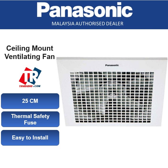 Panasonic Ceiling Ventilation Fan Malaysia Shelly Lighting