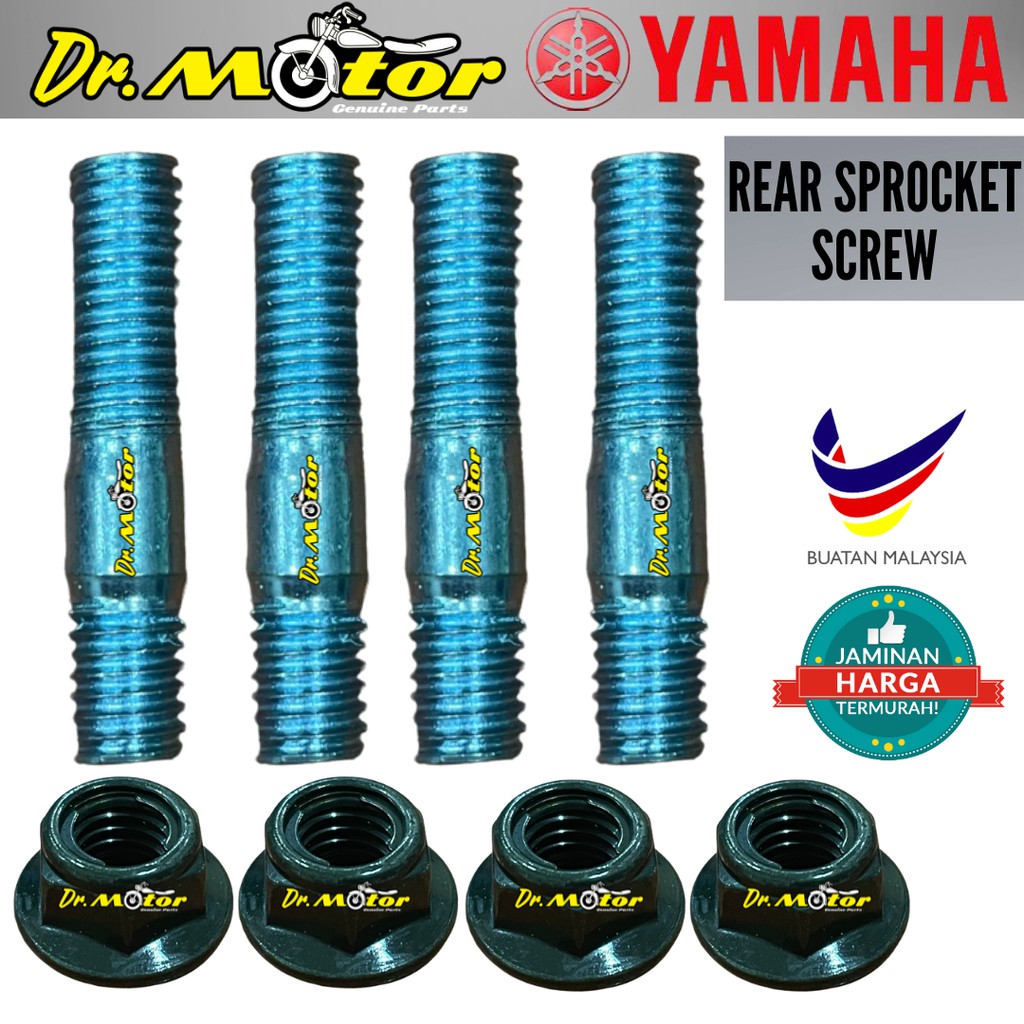 Y15ZR LC135 5S Y15 HUB SPROCKET GETAH RUBBER DAMPER SPOCKET SCREW SKRU