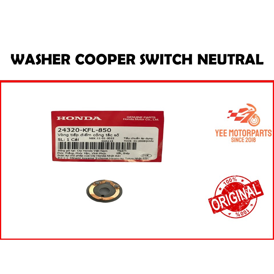 EX5 DREAM/WAVE100/CLASS1/ NEUTRAL SWITCH PLATE CONTACTneutral SWITCH ...