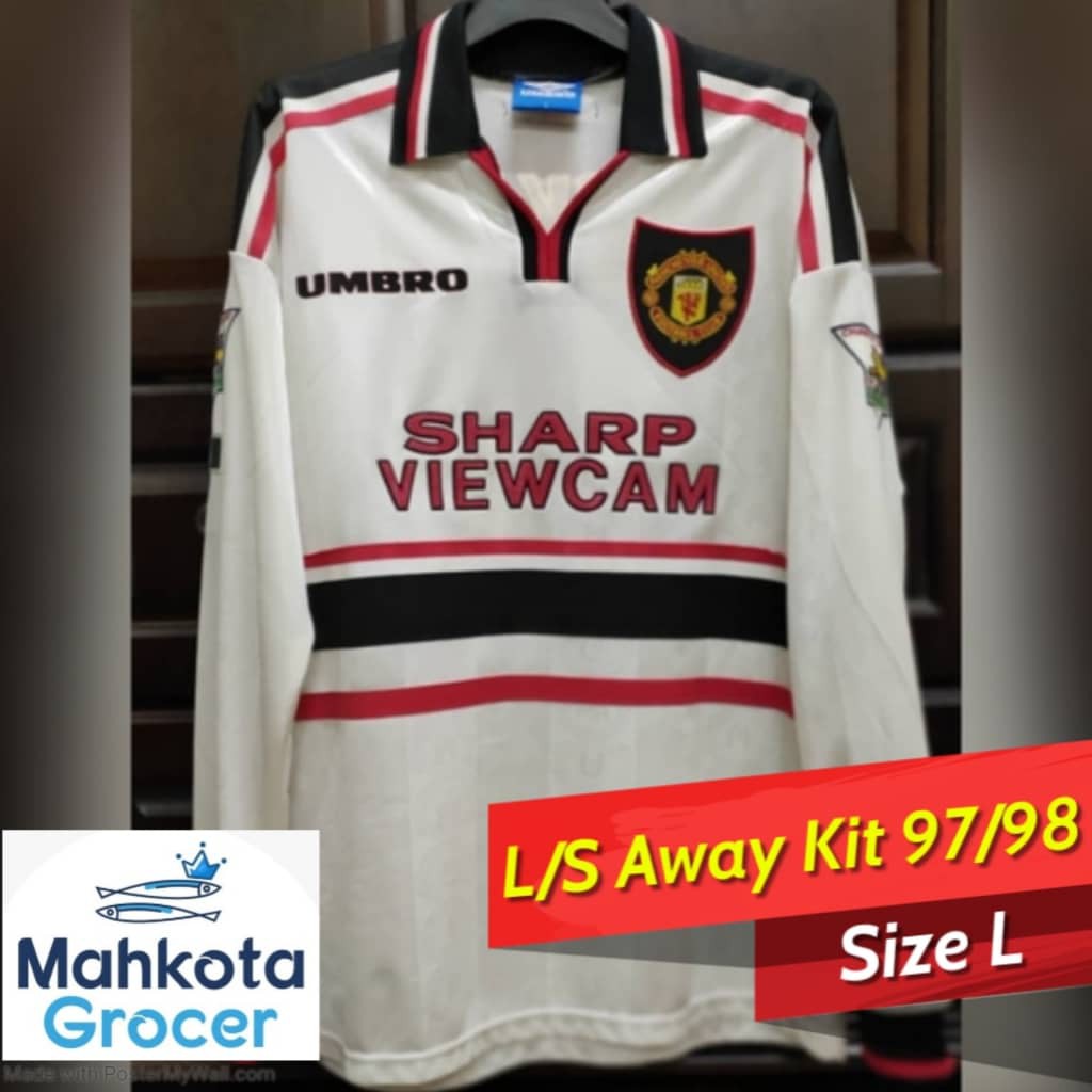 Man utd best sale 1999 away kit