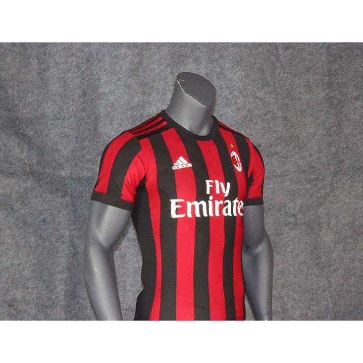 ramme Badekar Uenighed AC Milan 2017/2018 HOME Jersey (Player Body Fit) | Shopee Malaysia