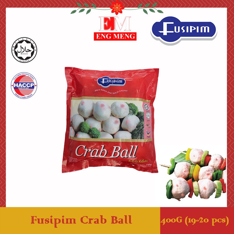 Fusipim Crab Ball 400G 富食品 蟹丸 400G Fusipim Bebola Ketam 400G Shopee