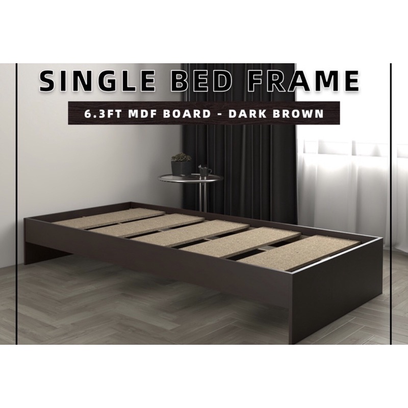katil single murah/ katil single / single bed frame / wooden single bed ...