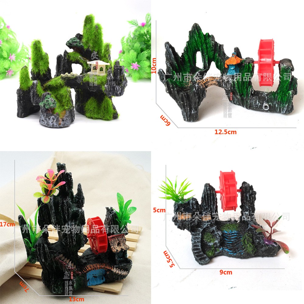 Aquarium landscaping fish tank interior decoration simulation resin ...