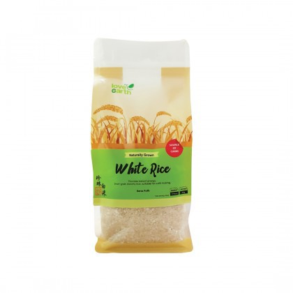 Love Earth Organic Pearl White Rice 1kg 乐儿有机珍珠白米 1公斤 (袋装) | Shopee Malaysia