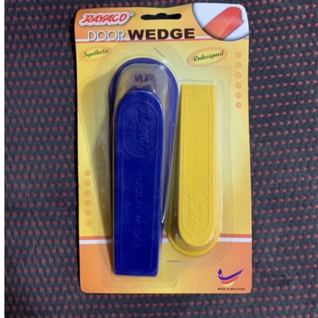 Rubber DOOR STOPPER WEDGE 15cm x 5cm (1 Big 1 Small) Shopee Malaysia