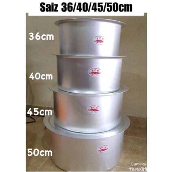 PERIUK BUAYA SUSUN 4 BIJI BESAR 36/40/45/50 cm | Shopee Malaysia