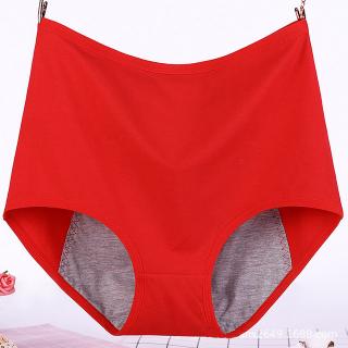 FallSweet Plus Size Period Panties Underwear Women High Waist Leak