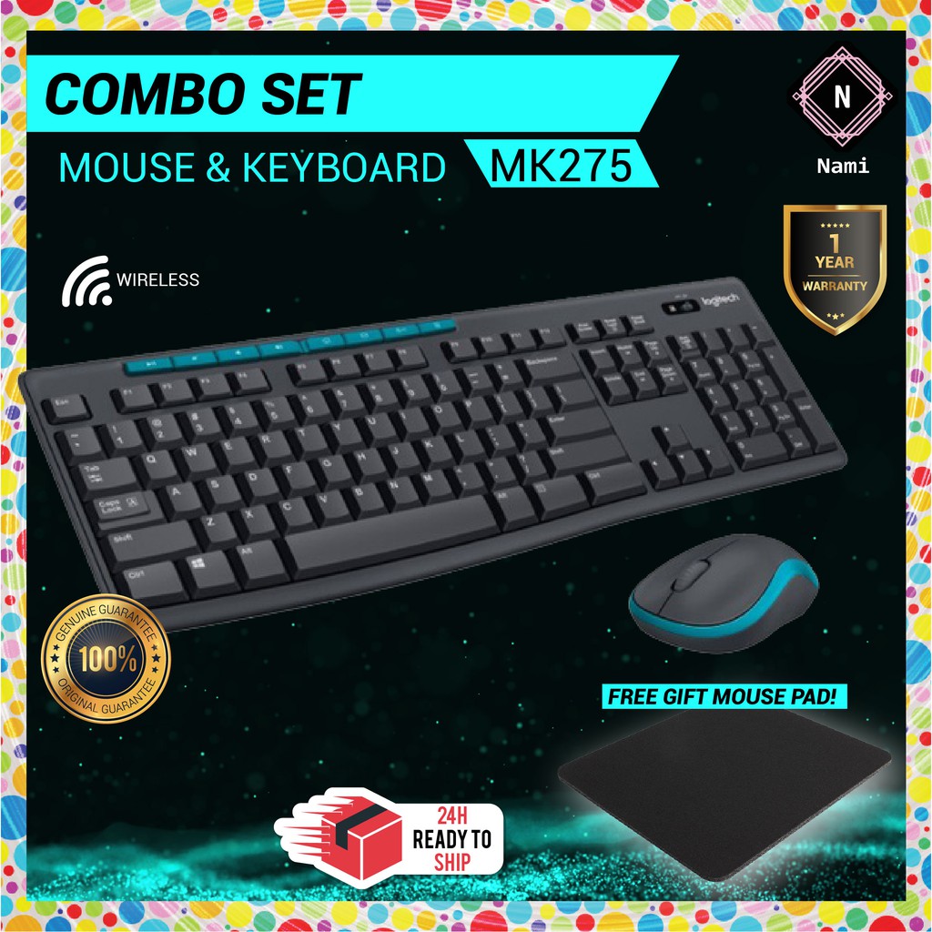 JWnE Logitech MK275 Wireless Combo Keyboard and Mouse (EXTRA Protection ...