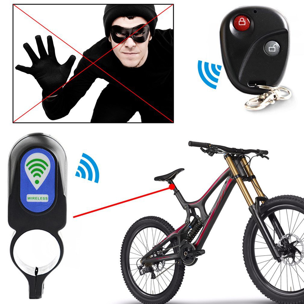 Penggera Bunyi Basikal Cegah Curi Basikal Alat Kawalan Alarm Bicycle With Remote Anti Loss Bicycle Alarm Anti Thief Bike Shopee Malaysia