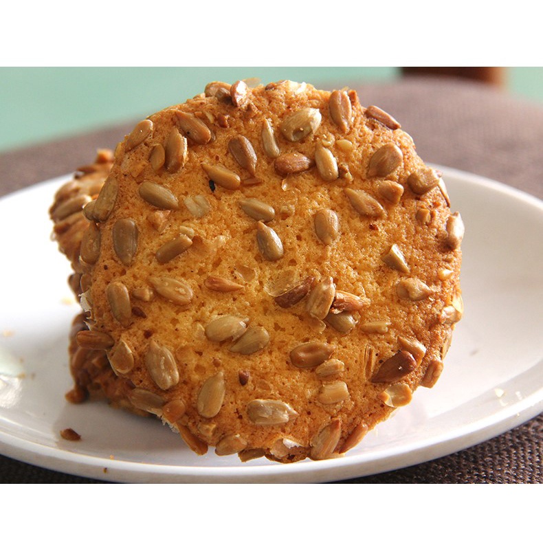 瓜子烤片 13-15个 500g Roasted Pumpkin Cookies 500g 13-15 pieces Biskut Labu ...