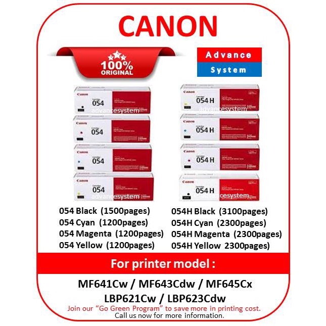 Toner Bank 054 054H Compatible Toner Cartridge Replacement for Canon 054 054H CRG-054 Color ImageCLASS MF644Cdw MF642Cdw LBP622Cdw MF641Cw MF644 Printer Ink (Black Cyan Magenta Yellow, 4-Pack