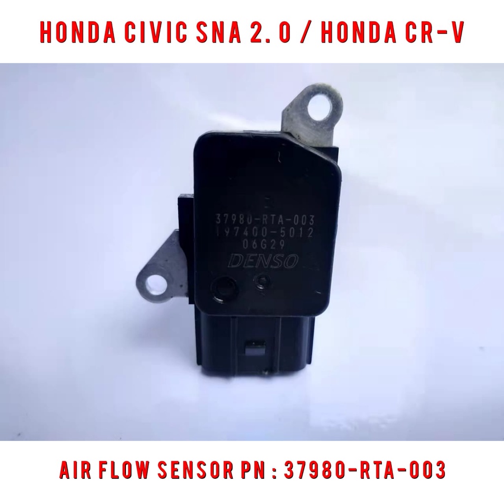 MAFSENSIRAuto Mass Air Flow Sensor - Compatible With Honda Civic SI, CR-V, Element (2006-2011)