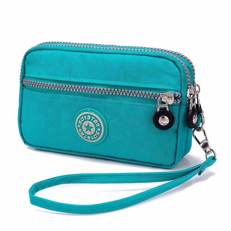 Bag SOYATER Fashion Women Wristlets Nylon Girl Wallet Lightweight