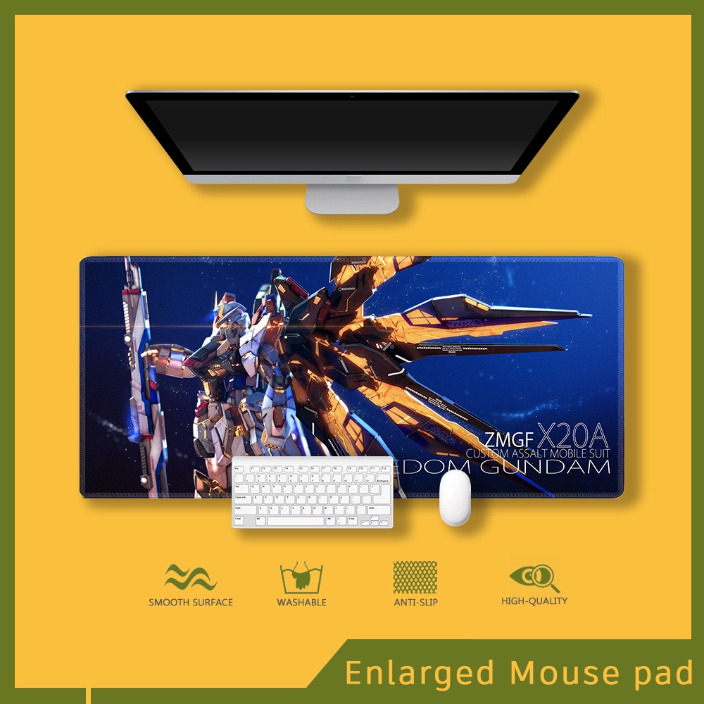 Gundam Mousepad Extended Mouse pad Large Gaming Mouse pad Stitched edge
