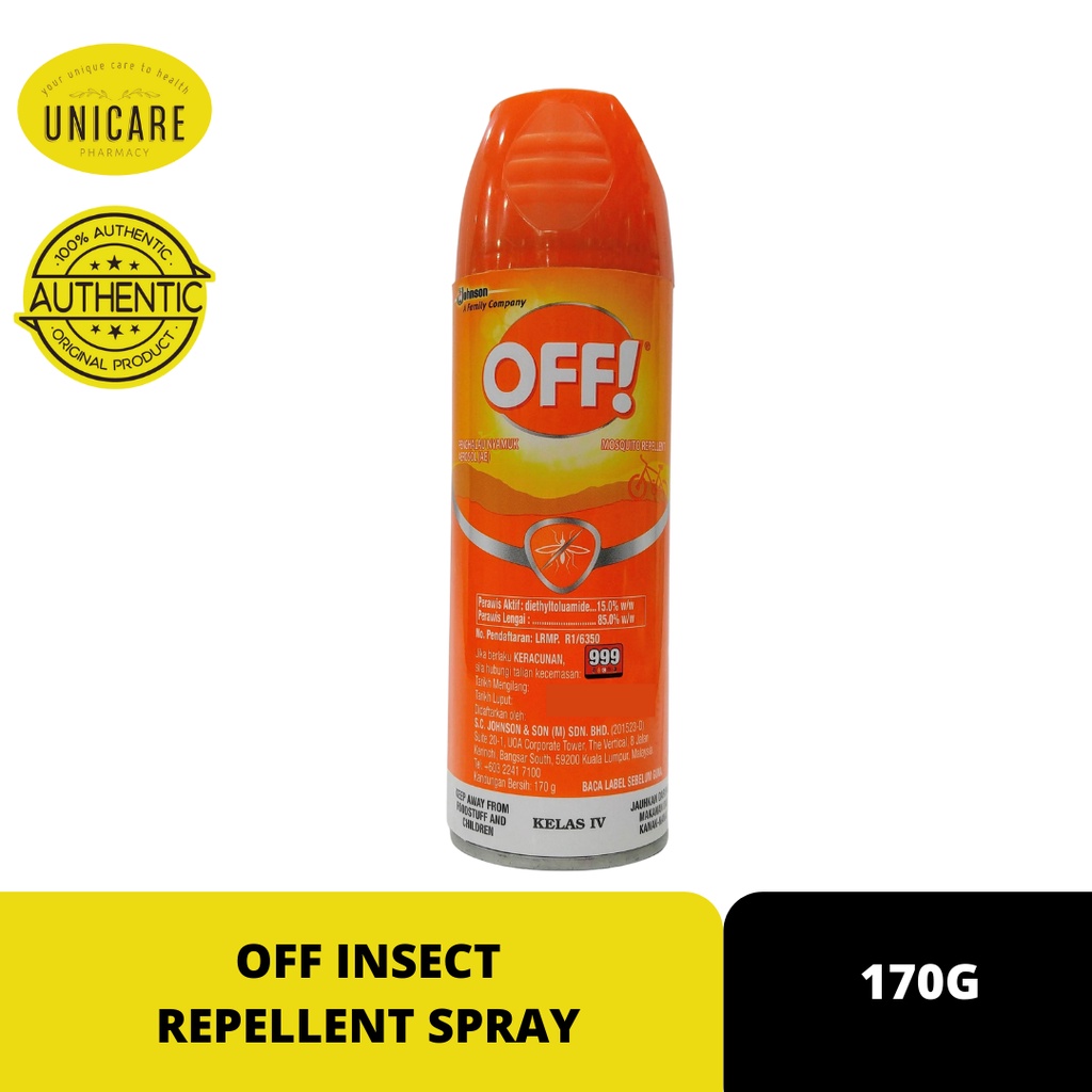 OFF INSECT REPELLENT SPRAY 170G | Shopee Malaysia