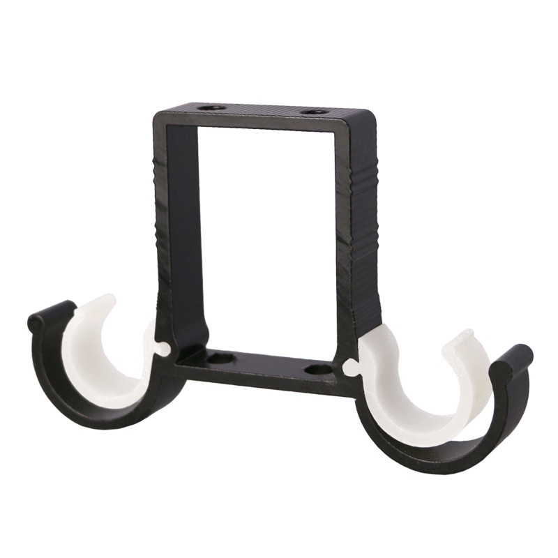 {TMH2089} DOUBLE 28mm Ceiling Thick Bracket for Railing Rod Curtain