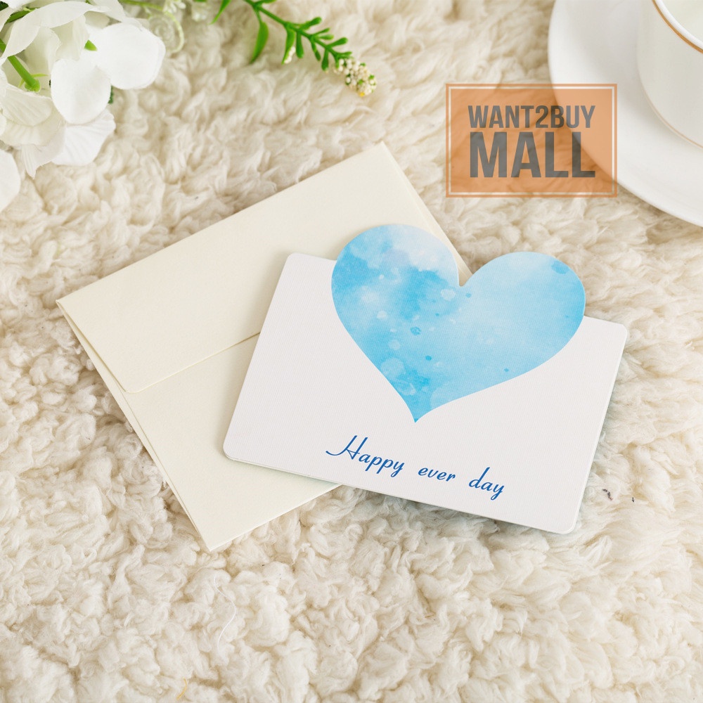 🔥Gifts🎁🔥 Love Heart Message Greeting Gift Card Blessing Cards Wish ...