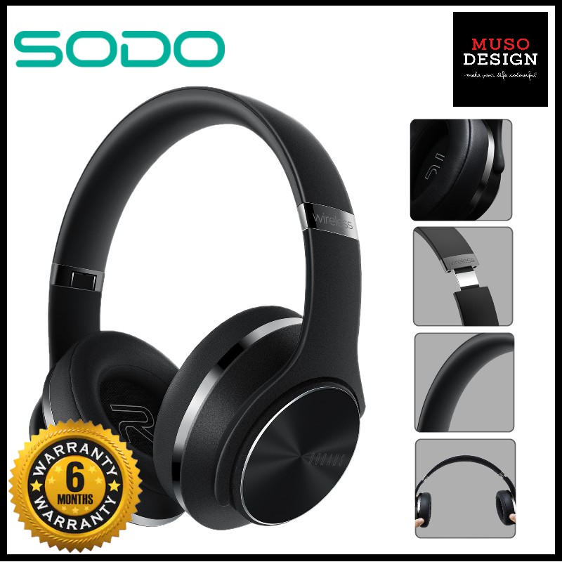 SODO Doqaus Vogue.5 Twist Out Speaker Bluetooth Wireless Headphone 2 In 1