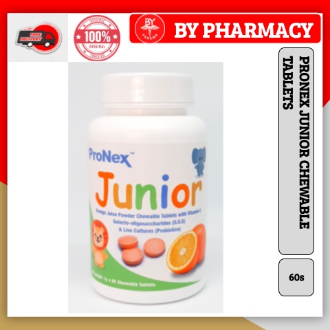 PRONEX JUNIOR CHEWABLE TABLETS 60s (Probiotics with Vitamin C) 小孩益生菌 ...