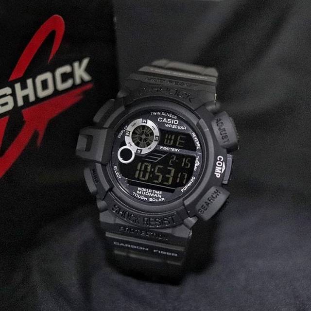 Casio G-Shock GW 9300 Mudman Full Black Gshock Watch | Shopee Malaysia