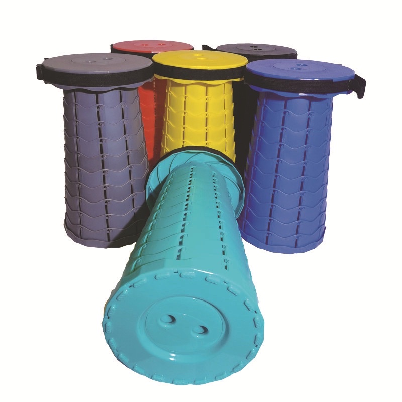 Outdoor Retractable Folding Adjustable Stool Telescopic Chair ...