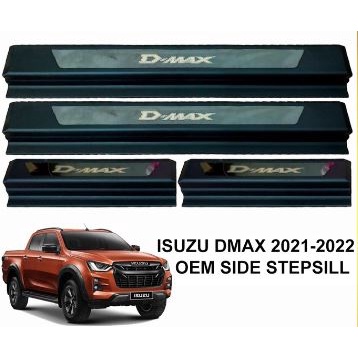 JHCHAN Protection De Seuil De Chargement Pour Isuzu D-Max 2021-2023 - Hayon ABS Noir Mat