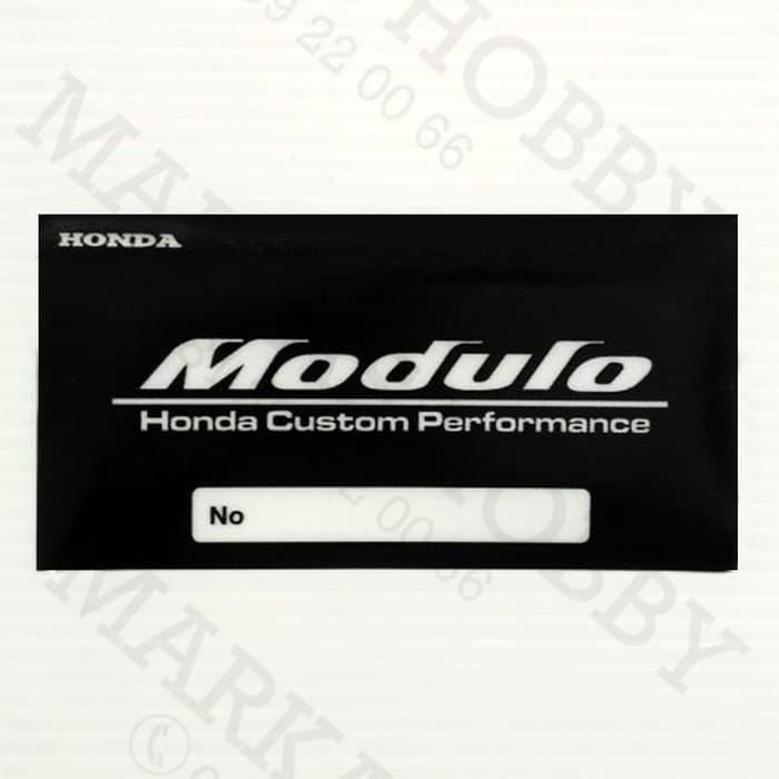 Honda Modulo Quality Control Stickers / Stickers (Inner Sticker ...