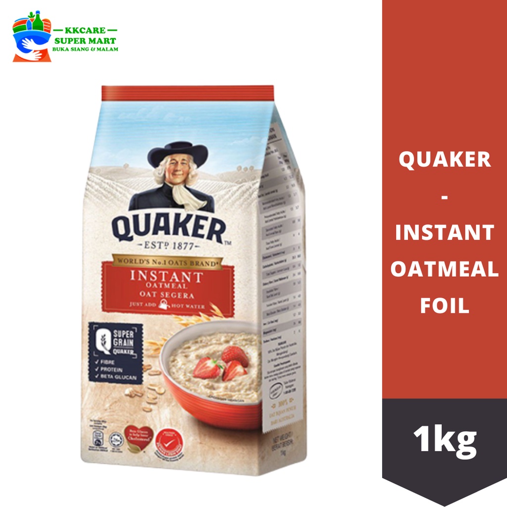 Quaker Instant Oatmeal - 1kg | Shopee Malaysia