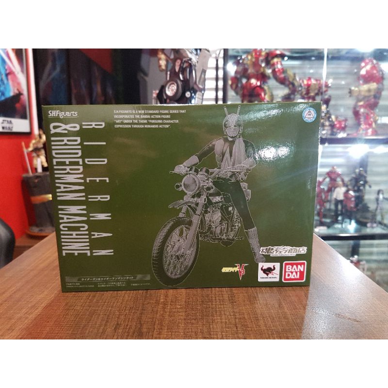 BANDAI SHF SH FIGUARTS RIDERMAN AND RIDERMAN MACHINE | Shopee Malaysia