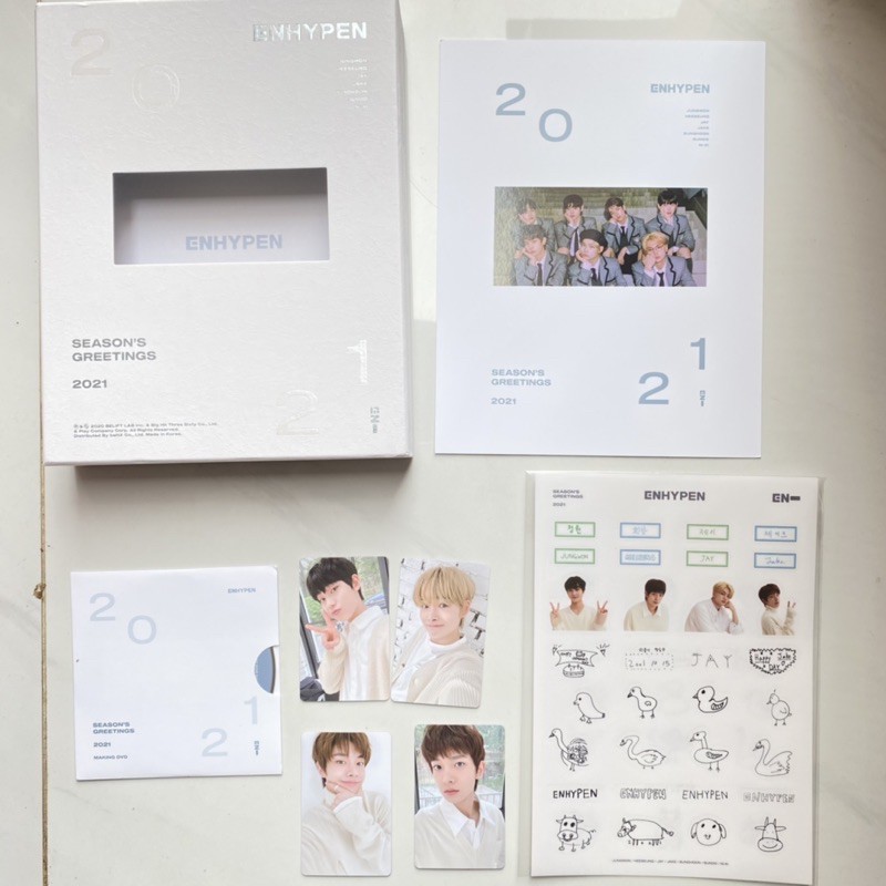 [READY STOCK ] ENHYPEN LOOSE ITEM 2021 SEASON’S GREETING SG | Shopee ...