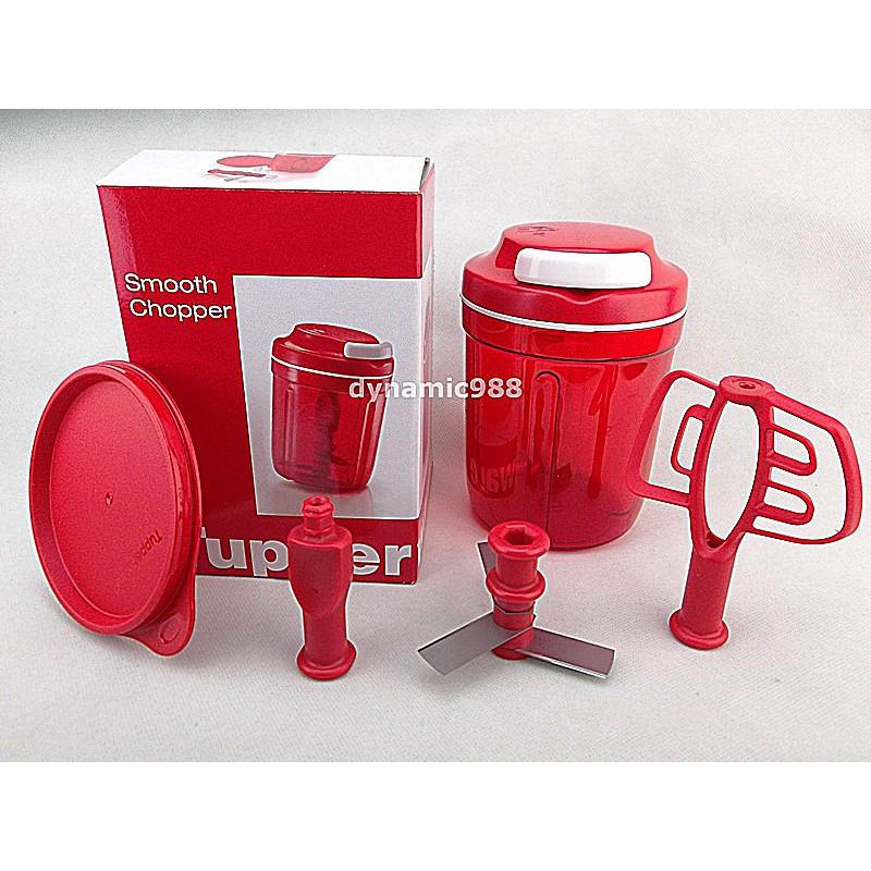 Tupperware Smooth Chopper 730ml Red New Limited Edition | Shopee Malaysia