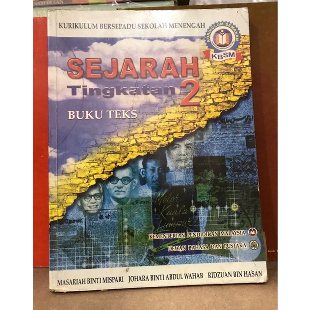 Buku Teks Sejarah Tingkatan 2 KBSM | Shopee Malaysia