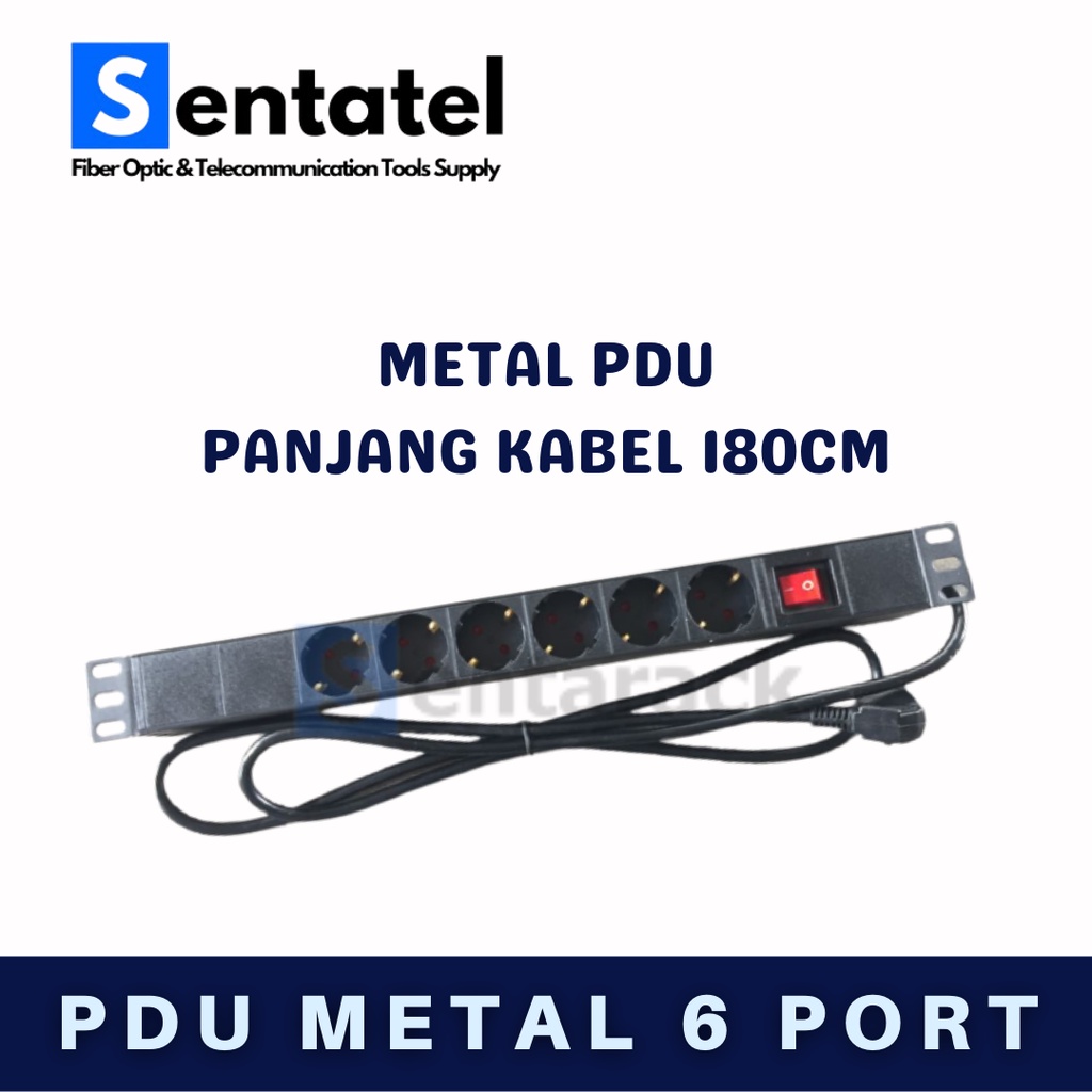 Sentarack - PDU Power Distribution Unit 6th Socket 16A Server Rack ...