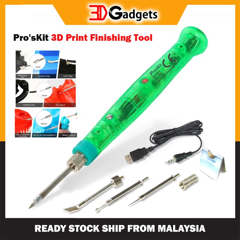 Pro'sKit 3D Print Finishing Tool for 3D Printer PLA ABS Filament