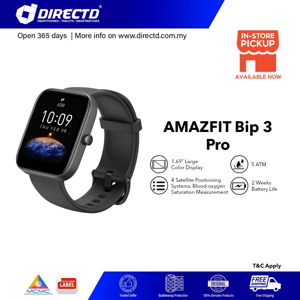 AMAZFIT Bip 3 Pro NEW MODEL! Shopee Malaysia