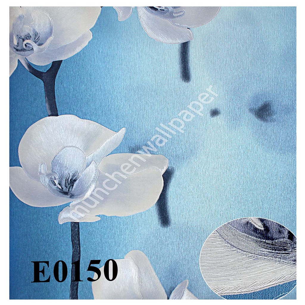 Bright Floral Wall Wallpaper Shopee Malaysia