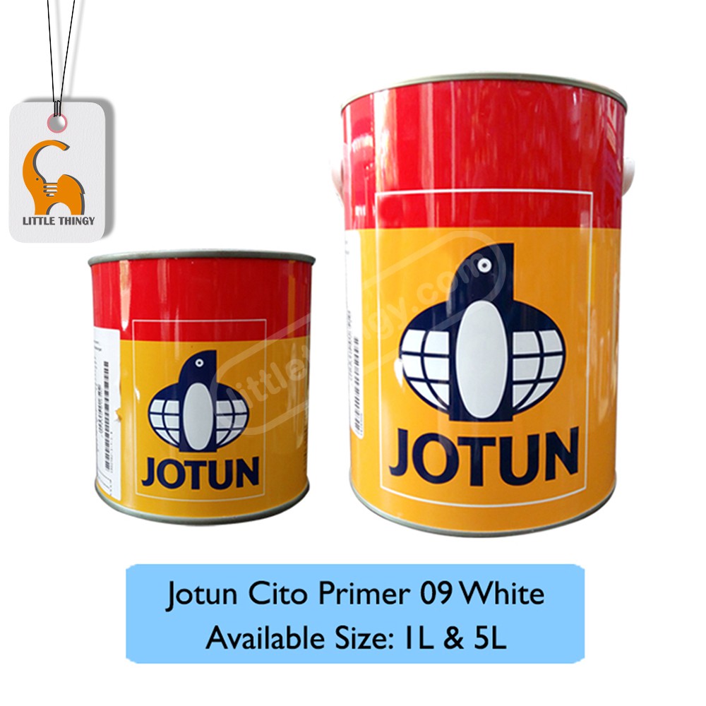 Jotun 1L Cito Primer 09 Wall Sealer Undercoat White Colour for Interior and Exterior