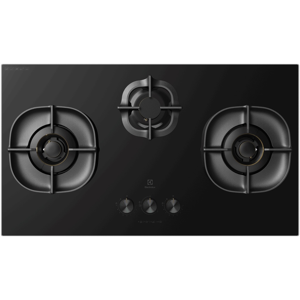 Electrolux Gas Hob 3 burner With Step Flame EHG9351BC built in gas hob ...